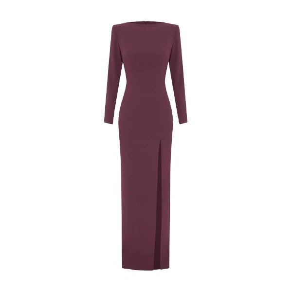alex perry crepe gown