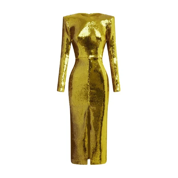 alex perry sequin midi dress