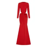 alex perry crepe jersey gown
