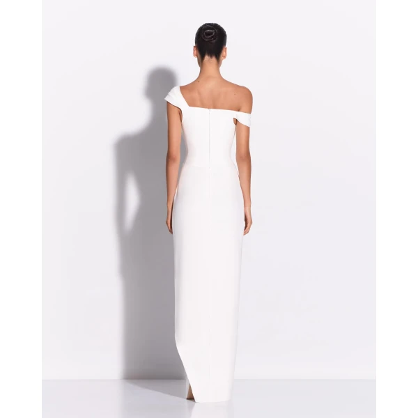 Longline Sweetheart Corset Drape Gown