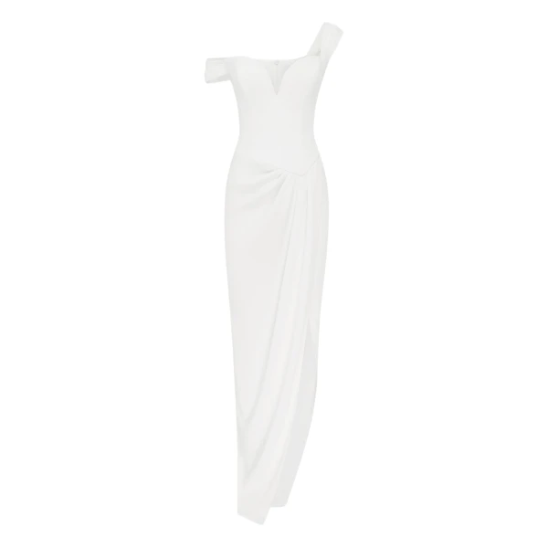 alex perry crepe gown
