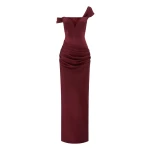 alex perry satin crepe gown