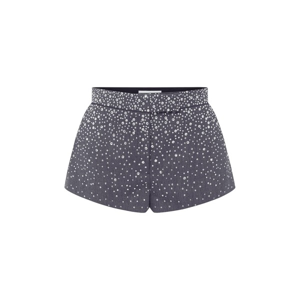 alex perry crystal suiting shorts