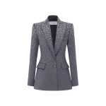 alex perry crystal suiting blazer