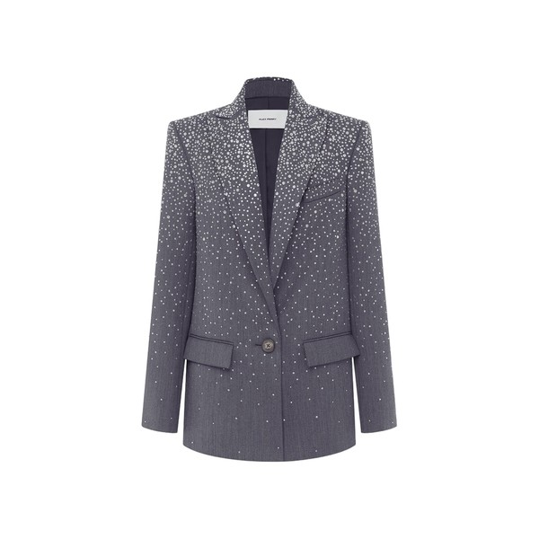 alex perry crystal suiting blazer