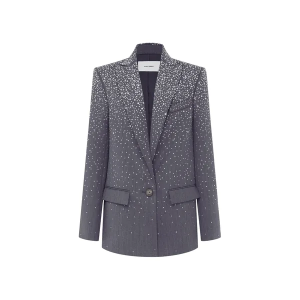 alex perry crystal suiting blazer