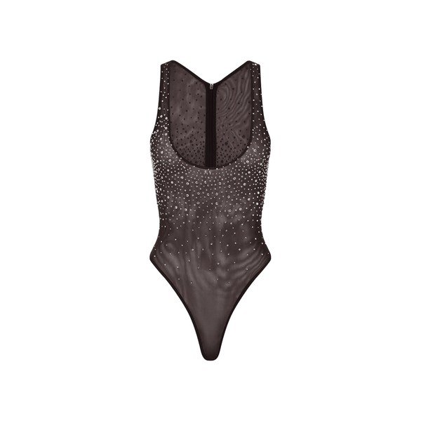 alex perry crystal mesh bodysuit
