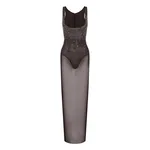 alex perry crystal mesh gown