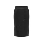 alex perry embossed leather skirt