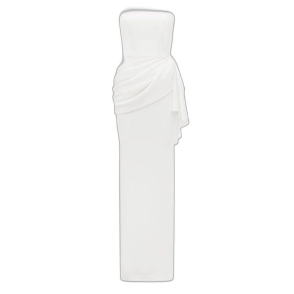 alex perry satin crepe gown