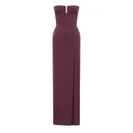 alex perry satin crepe gown
