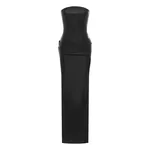 alex perry leather gown
