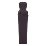 alex perry satin crepe gown