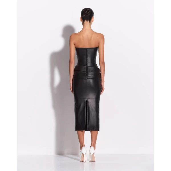 Strapless Drape Dress