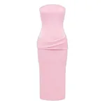 alex perry satin crepe midi dress