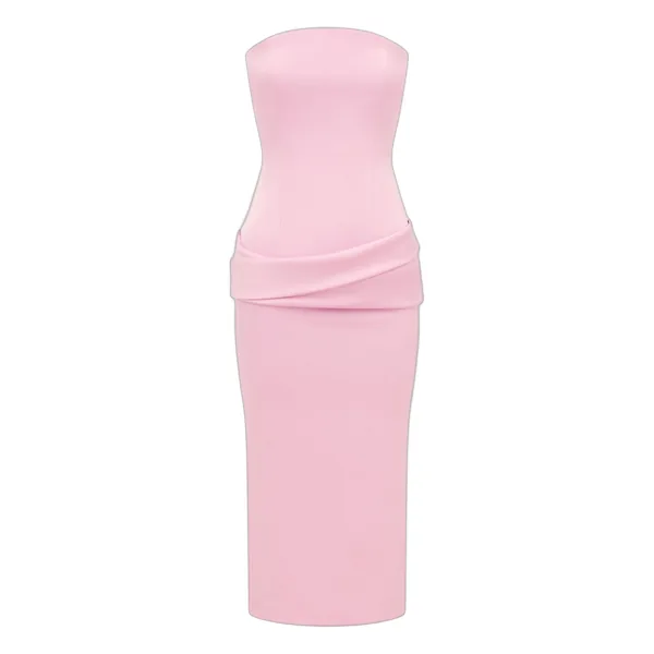 alex perry satin crepe midi dress