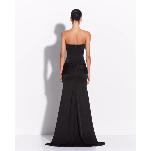 Strapless Drape Gown