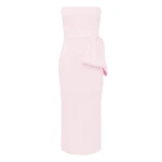 alex perry satin crepe midi dress