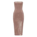 alex perry sequin stretch mesh midi dress