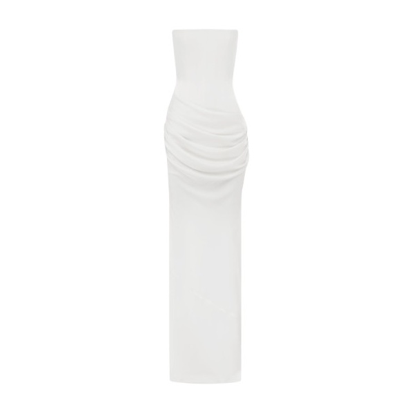 alex perry satin crepe gown