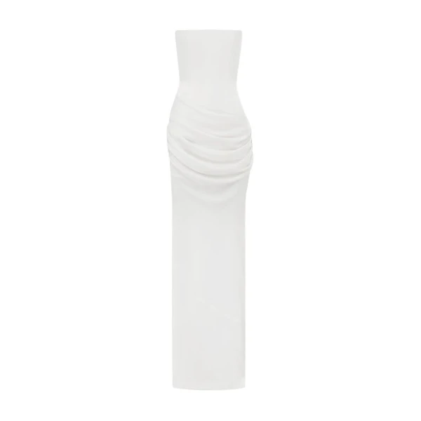 alex perry satin crepe gown