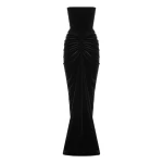 Alex-Perry-Strapless-Ruched-Gown-in-Velvet-Black28137_nobg alex perry velvet gown