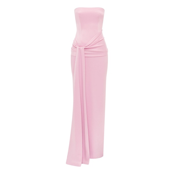 alex perry satin crepe gown