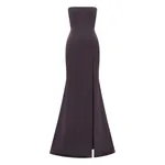 alex perry satin crepe gown