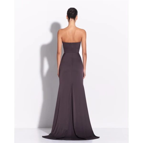 Strapless Split Gown