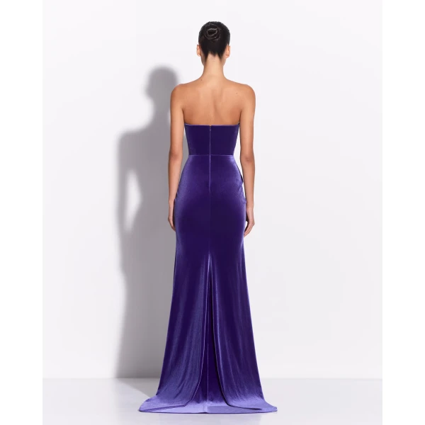 Strapless Sweetheart Ruched Gown