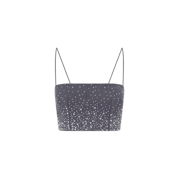 alex perry crystal suiting top