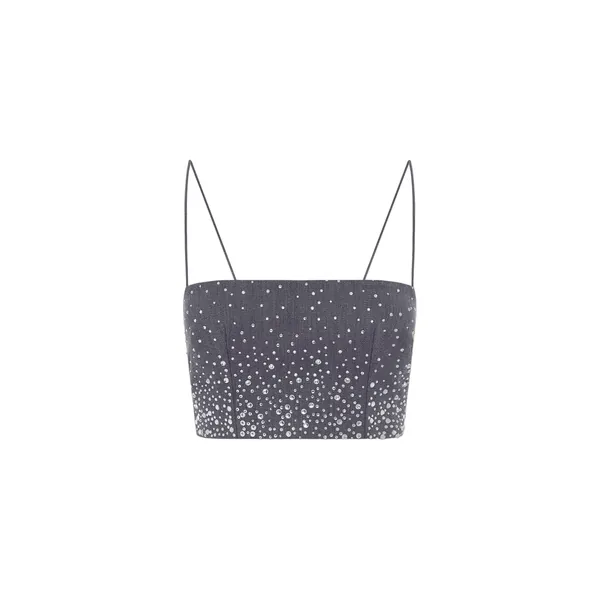 alex perry crystal suiting top