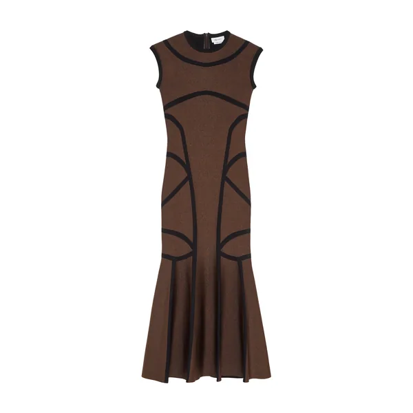 Alexander McQueen Anatomical Lines Knit Midi Dress - Dresses - British Luxury Tailoring at Coveti