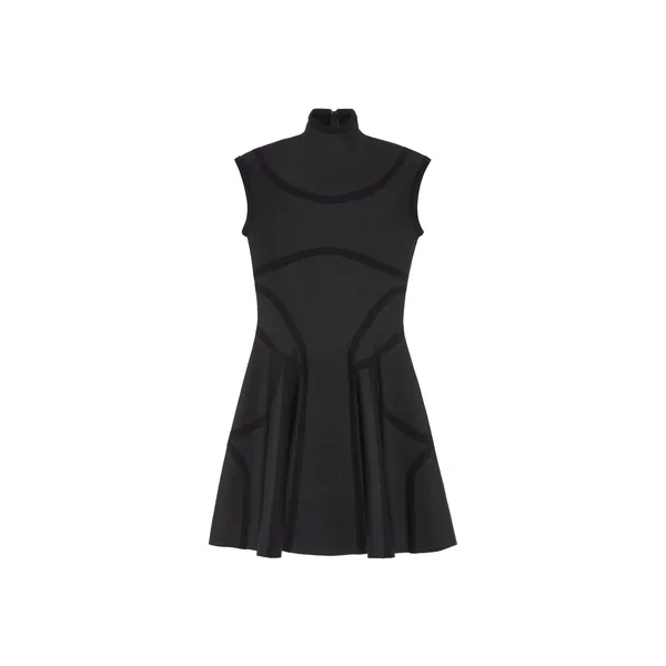 Alexander McQueen Anatomical Lines Knit Mini Dress - Dresses - British Luxury Tailoring at Coveti