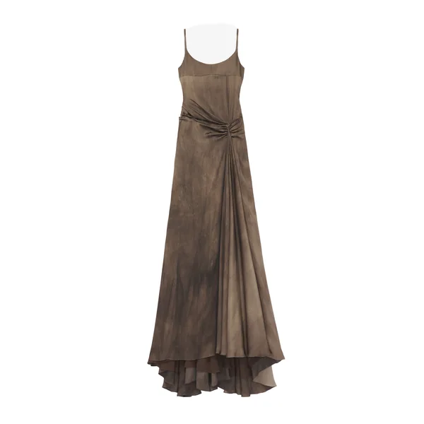 Alexander McQueen Asymmetric Drape Evening Dress - Dresses - British Luxury Tailoring at Coveti