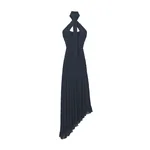 Alexander McQueen Asymmetric Ruched Dress