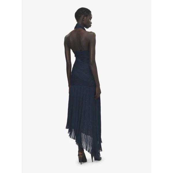 Alexander McQueen Asymmetric Ruched Dress, view 3