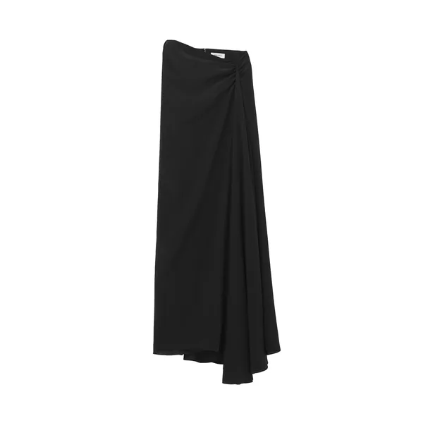 Alexander McQueen Asymmetric Waist Maxi Skirt - Skirts - British Luxury Tailoring at Coveti