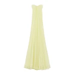 Alexander McQueen Bustier Evening Dress in Yellow