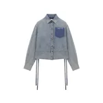 Alexander McQueen Chambray Shirt Jacket - Jackets - British Luxury Tailoring at Coveti