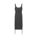 Alexander McQueen Corset Lace Flecked Pinstripe Pencil Dress - Dresses - British Luxury Tailoring at Coveti