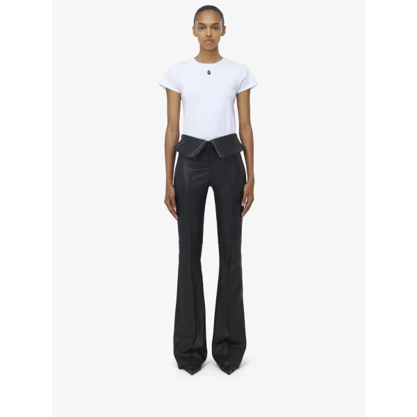 Alexander McQueen Embroidered Skull T-Shirt Top, view 3