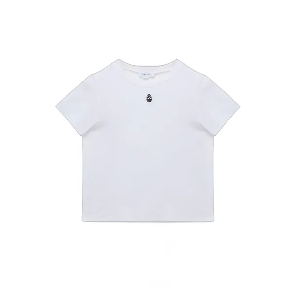 Alexander McQueen Embroidered Skull T-Shirt - Tops - British Luxury Tailoring at Coveti