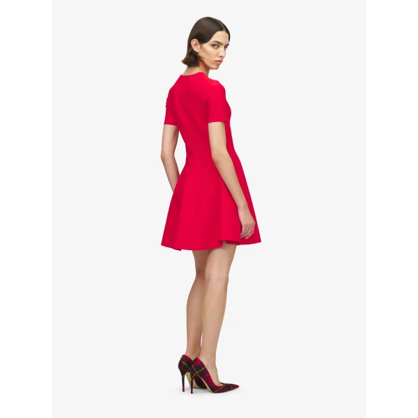 Alexander McQueen Fit And Flare Mini Dress, view 4