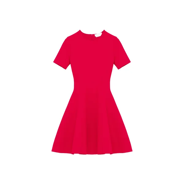 Alexander McQueen Fit And Flare Mini Dress - Dresses - British Luxury Tailoring at Coveti