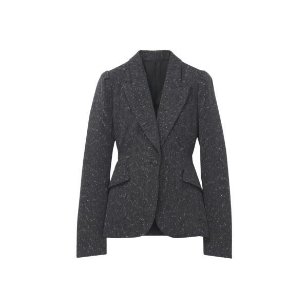 Alexander McQueen Flecked Pinstripe Single-breasted Jacket