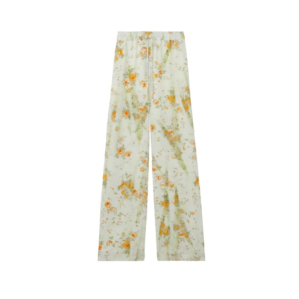 Alexander McQueen Floral Pyjama Trousers - Pants - British Luxury Tailoring at Coveti