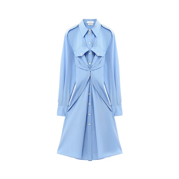 Alexander McQueen Gathered Shirt Dress