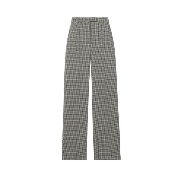 Alexander McQueen Gingham Check Tailored Trousers