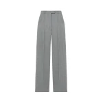Alexander McQueen Grisaille Wool Tailored Trousers